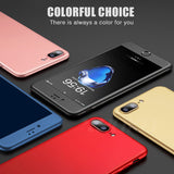 360 Degree Protection Ultra Thin 0.3mm Case For iPhone X 8 7 6 Plus