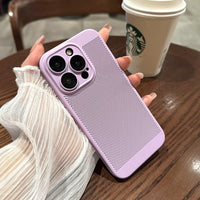 Heat Dissipation Camera Film Protection Hard PC Case For iPhone 14 13 12 series