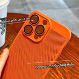 Heat Dissipation Camera Film Protection Hard PC Case For iPhone 14 13 12 series