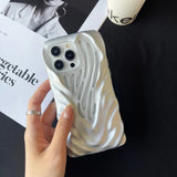 Heat Dissipation Hollow Water Ripple Shockproof Soft Case For iPhone 14 13 series