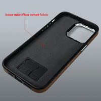 Luxury Leather Card Slots Shockproof Case For iPhone 15 14 13 12 series