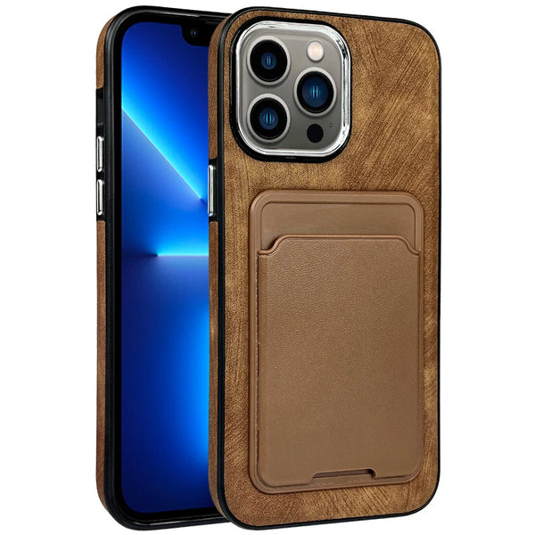 Luxury Leather Card Slots Shockproof Case For iPhone 15 14 13 12 series