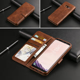 Luxury Leather Flip Case For Samsung Galaxy S8 / S8 Plus