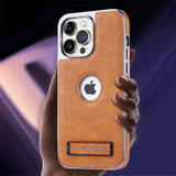 Luxury Leather Fold Stand Bracket Holder Shockproof Silicone Case For iPhone 14 13 12 series