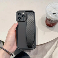 Luxury Leather Wrist Strap Stand Holder Shockproof Case For iPhone 15 14 13 12 series