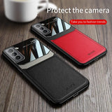 Luxury PU Leather Hybrid TPU Case For Samsung Galaxy S24 S23 S22 S21 series