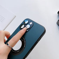 Leather Case with Camera Film Protection for iPhone 14 13 12 series