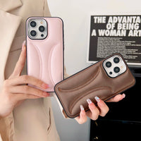 Luxury Shockproof PU Leather Case For iPhone 15 14 13 12 series