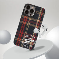 Luxury Magnetic Airbags Shockproof Case With TPU Border and Lens Protection For iPhone 15 14 13 12 series