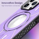 Luxury Magnetic Stand Shockproof Armor Case With Ring Holder For iPhone 14 13 12 series