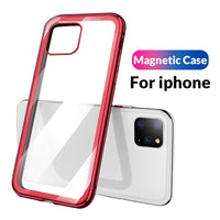Luxury Magnetic Adsorption Flip Phone Case For iPhone 11 Pro Max