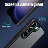 Luxury Matte Clear Armor Hybrid TPU+PC Shockproof Case For Samsung Galaxy S23 S22 Ultra Plus