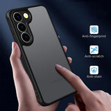 Luxury Matte Clear Armor Hybrid TPU+PC Shockproof Case For Samsung Galaxy S23 S22 Ultra Plus