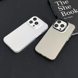 Luxury Matte Shockproof Bumber Solid Color Soft TPU Case For iPhone 15 14 13 12 series