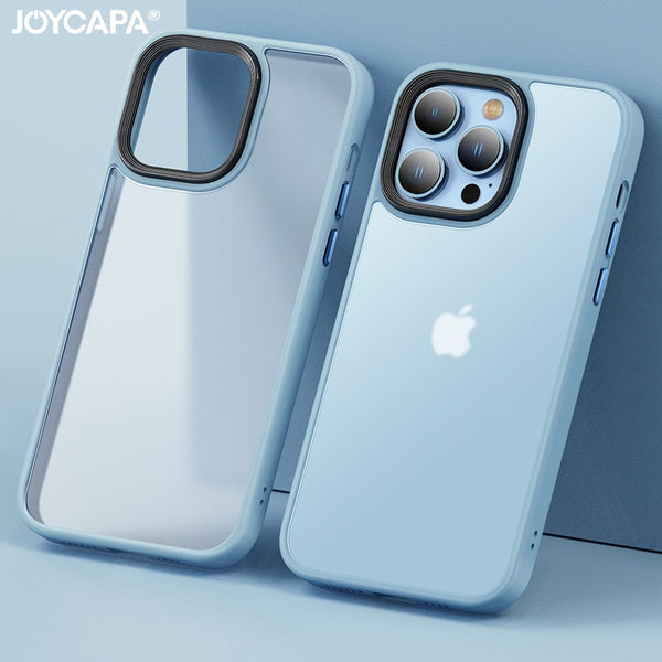 Luxury Matte Transparent Case for iPhone 14 13 12 series