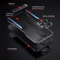 Luxury Metal Shockproof Case For iPhone 14 13 12 series