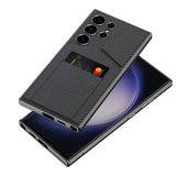 Luxury PU Leather Magnetic Bracket Card Holder Wallet Case For Samsung Galaxy S24 S23 Ultra