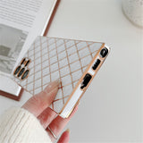 Luxury Plating Diamond Soft Case for Samsung S22 S21 series