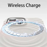 Luxury Ripple Liquid Silicone Wireless Charge Magnetic Case For iPhone 15 14 13 12 series