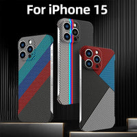 Luxury Shockproof Carbon Fibre Frameless Borderless Case For iPhone 15 1 13 12 series