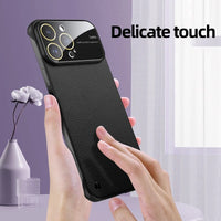 Luxury Shockproof PU Leather Lens Protection Case For iPhone 15 14 13 12 series