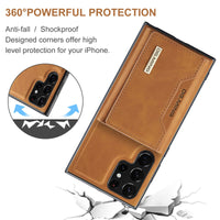 2-in-1 Wallet Magnetic Retro Leather Case For Samsung Galaxy S23 S22 S21 series
