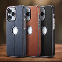Luxury Texture Leather Case for iPhone 14 series