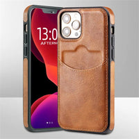 Luxury Leather Textured Card Slots Shockproof Wallet Case For iPhone 15 14 13 12 series