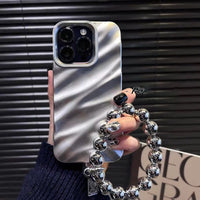 3D Water Ripple Bracelet Soft Silicone Case for iPhone 14 13 12 series
