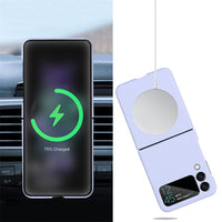 Luxury Wireless Charging Magsafe Magnetic Shockproof Matte Case For Samsung Galaxy Z Flip 4 3