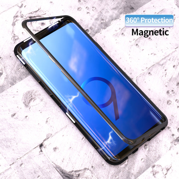 Special Magnetic Tempered Glass Case for Galaxy S9 S9 Plus Note 8