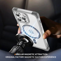Anti-Drop Magnetic Clear TPU Case For iPhone 15 14 13 12 series