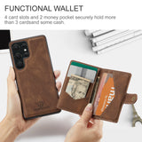 Magnetic Leather Wallet Card Solt Case For Samsung Galaxy S23 Ultra Plus
