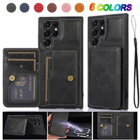 Magnetic Flip Wallet Case for Samsung Galaxy S23 S22 series