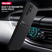 Magnetic Leather TPU Soft Bumper Shockproof Case For Samsung Galaxy S24 series