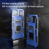 Magnetic Shockproof With Foldable Holder Case For iPhone 14 13 12 series