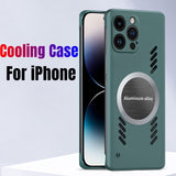 Magnetic Cooling Frameless Case For iPhone 14 13 12 series