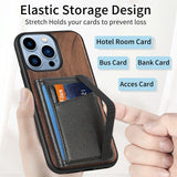 Magsafe Magnetic Card Holder Wallet Solid Wood Case for Iphone 14 13 12 series