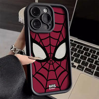 Spider Man Shockproof Soft TPU Silicone Matte Case for iPhone 15 14 13 series