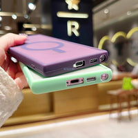 Magsafe Magnetic Wireless Charge Matte Shockproof Clear Acrylic Case For Samsung Galaxy S23 S22 Ultra Plus