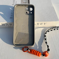 3D Stripe Pattern Matte Silicone Soft Case For iPhone 15 14 13 12 series