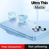 Matte Translucent Ultra Thin Case for iPhone 14 13 12 series