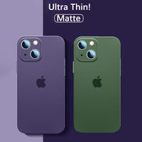 Matte Translucent Ultra Thin Case for iPhone 14 13 12 series