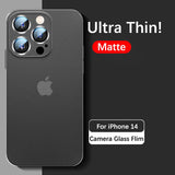 Matte Translucent Ultra Thin Case for iPhone 14 13 12 series