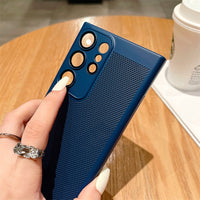Mesh Breathable Heat Dissipation Case For Samsung Galaxy S23 S22 S21 series
