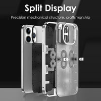Luxury Mechanical Gear Metal Frame Case For iPhone 14 13 12 series