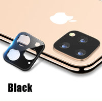 Back Camera Lens Tempered Glass Protector with Metal Frame for iPhone 11 Pro Max