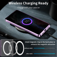 Metal Frosted MagSafe Case for Samsung Galaxy S23 Ultra Plus