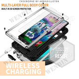 Military Full-Body Rugged Case With Built-in Kickstand and Slide Camera Protective For Samsung S23 S22 S21 series