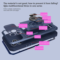 Military ShockProof Bracket Case For iPhone14 13 12 series